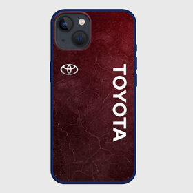 Чехол для iPhone 13 с принтом TOYOTA | RED GRUNGE в Белгороде,  |  | 2021 | auto | red grunge | sport | toyota | авто | автомобиль | автомобильные | бренд | марка | машины | спорт | тоета | тойота