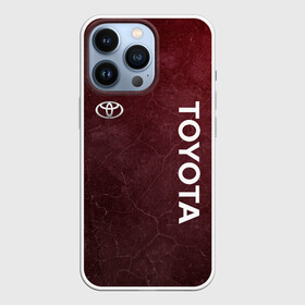 Чехол для iPhone 13 Pro с принтом TOYOTA | RED GRUNGE в Белгороде,  |  | 2021 | auto | red grunge | sport | toyota | авто | автомобиль | автомобильные | бренд | марка | машины | спорт | тоета | тойота