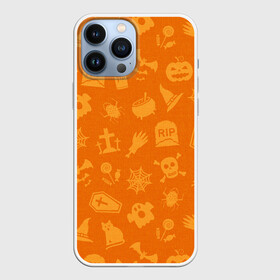 Чехол для iPhone 13 Pro Max с принтом ТЕПЛЫЙ ХЕЛЛОУИН в Белгороде,  |  | bones | ghost | halloween | haloween | pumpkin | skull | кости | приведение | призрак | скелет | тыква | хеллоин | хеллоуин | хелоин | хелоуин | хоррор | хэллоин | хэллоуин | хэлоин | хэлоуин