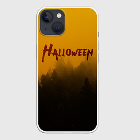 Чехол для iPhone 13 с принтом НОЧНОЙ ЛЕС В ХЕЛЛОУИН   FOREST HALLOWEEN BATS в Белгороде,  |  | bats | bones | forest | ghost | halloween | pumpkin | skull | кости | лес | летучие мыши | приведение | призрак | скелет | тыква | хеллоуин | хоррор | хэллоуин