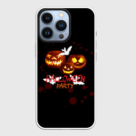 Чехол для iPhone 13 Pro с принтом Кровавый Halloween в Белгороде,  |  | halloween | день всех святых | кровь | летучая мышь | тыква | хэллоуин