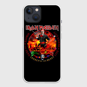 Чехол для iPhone 13 с принтом Nights of the Dead, Legacy of the Beast   Iron Maiden в Белгороде,  |  | iron maiden | адриан смит | айран | айрон | группа | дэйв мюррей | железная дева | ирон | майден | мейд | мейден | метал | мрачный | музыка | песни | рок | стив харрис | тяжелый | хеви | хевиметал