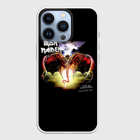 Чехол для iPhone 13 Pro с принтом Iron Maiden LIVE AT DONINGTON в Белгороде,  |  | iron maiden | адриан смит | айран | айрон | группа | дэйв мюррей | железная дева | ирон | майден | мейд | мейден | метал | мрачный | музыка | песни | рок | стив харрис | тяжелый | хеви | хевиметал