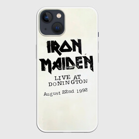Чехол для iPhone 13 с принтом Live at Donington   Iron Maiden в Белгороде,  |  | iron maiden | адриан смит | айран | айрон | группа | дэйв мюррей | железная дева | ирон | майден | мейд | мейден | метал | мрачный | музыка | песни | рок | стив харрис | тяжелый | хеви | хевиметал