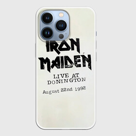 Чехол для iPhone 13 Pro с принтом Live at Donington   Iron Maiden в Белгороде,  |  | iron maiden | адриан смит | айран | айрон | группа | дэйв мюррей | железная дева | ирон | майден | мейд | мейден | метал | мрачный | музыка | песни | рок | стив харрис | тяжелый | хеви | хевиметал
