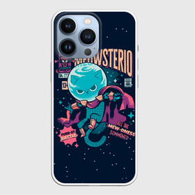 Чехол для iPhone 13 Pro с принтом mysterio cat 3d в Белгороде,  |  | 3d | cat | comics | cute | hero | kitten | kitty | mysterio | mysterio cat 3d | retro | spider | villain | звезды | комиксы | космос | кот | коты | кошка | кошки | мистика