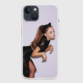 Чехол для iPhone 13 с принтом Киска Ариана в Белгороде,  |  | ariana grande | pop | rap | rep | ариана гранде | исполнители | исполнитель | музыка | поп | попса | реп