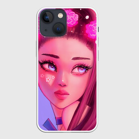 Чехол для iPhone 13 mini с принтом Нарисованная Ариана в Белгороде,  |  | ariana grande | pop | rap | rep | ариана гранде | исполнители | исполнитель | музыка | поп | попса | реп