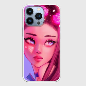 Чехол для iPhone 13 Pro с принтом Нарисованная Ариана в Белгороде,  |  | ariana grande | pop | rap | rep | ариана гранде | исполнители | исполнитель | музыка | поп | попса | реп