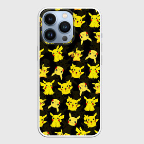 Чехол для iPhone 13 Pro с принтом ПИКАЧУ ПАТТЕРН   PIKA PIKACHU в Белгороде,  |  | flash | pika | pika pika | pikachu | pokemon | аниме | детектив пикачу | молнии | пика | пикачу | покемон