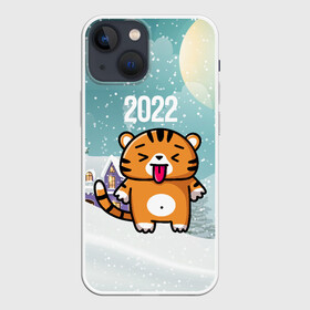 Чехол для iPhone 13 mini с принтом Новогодний тигренок 2022 в Белгороде,  |  | 2022 | год тигра | новый год | новый год 2022 | символ года | тигр | тигренок | тигрица | тигры