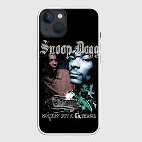 Чехол для iPhone 13 с принтом Snoop Doggy Dogg в Белгороде,  |  | black | calvin | dogg | gangsta | hip hop | music | rap | snoop | usa | гангстер | дог | крутой | музыка | рэп | снуп | сша | хип хоп