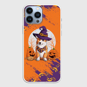 Чехол для iPhone 13 Pro Max с принтом КОРГИ НА ХЭЛЛОУИНЕ в Белгороде,  |  | corgi | halloween | haloween | корги | пёс | рыжая | рыжая собака | собака | собакен | собачка | собачуха | хеллоин | хеллоуин | хелоин | хелоуин | хэллоин | хэллоуин | хэлоин | хэлоуин