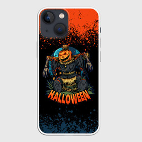 Чехол для iPhone 13 mini с принтом ПУГАЛО ИЗ ТЫКВЫ | HALLOWEEN в Белгороде,  |  | halloween | haloween | pumpkin | scarecrow | огородное пугало | пугало | страшила | тыква | хеллоин | хеллоуин | хелоин | хелоуин | хэллоин | хэллоуин | хэлоин | хэлоуин | чучело