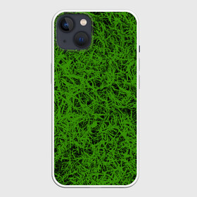 Чехол для iPhone 13 с принтом зелёный паттерн в Белгороде,  |  | газон | зелёный | лужайка | паттерн | узор