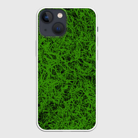 Чехол для iPhone 13 mini с принтом зелёный паттерн в Белгороде,  |  | газон | зелёный | лужайка | паттерн | узор