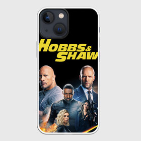 Чехол для iPhone 13 mini с принтом Hobbs  Shaw в Белгороде,  |  | dwayne johnson | eisa gonzalez | fast and furious | hobbs and shaw | idris elba | jason statham | vanessa kirby | авто | актеры | актрисы | ванесса кирби | вертолет | джейсон стейтем | дуэйн джонсон | знаменитости | идрис эльба | кино | машины