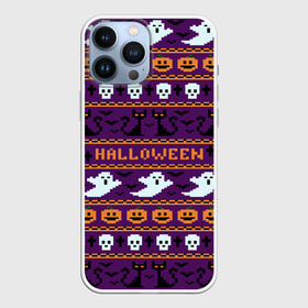 Чехол для iPhone 13 Pro Max с принтом Хэллоуинский Свитер в Белгороде,  |  | america | halloween | usa | америка | приведения | свитер | тыква | тыква улыбается | тьма | ужас | хелловин | хеллоуин | хэллоуин | череп | черный кот