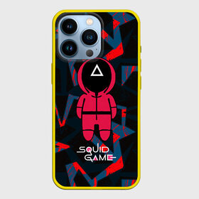 Чехол для iPhone 13 Pro с принтом треугольник   Игра в кальмара в Белгороде,  |  | among us | squid game | выживание | игра в кальмара | кальмар | корейский | корея | хван чжун хо | чо сан