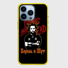 Чехол для iPhone 13 Pro с принтом Punks Not Dead (КиШ) в Белгороде,  |  | anarchy | hard rock | heavy metal | punk rock | punks not dead | rock music | rocknroll | russian rock | анархия | горшок | князь | король и шут | металлист | михаил горшенёв | панк | панк рок | рок музыка | рокер | рокнролл | русский рок