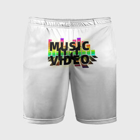 Мужские шорты спортивные с принтом Merch   DJ MUSICVIDEO в Белгороде,  |  | dj | djmusicvideo | music | music video | video