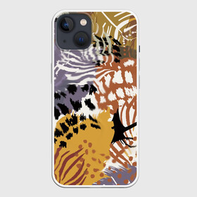Чехол для iPhone 13 с принтом Зебра Пятнистая в Белгороде,  |  | Тематика изображения на принте: абстракция | африканский мотив | зебра | когти | тропики