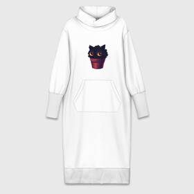Платье удлиненное хлопок с принтом Котенок в горшке в Белгороде,  |  | catcus | горшок | катсус | кот кактус | котенок