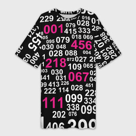 Платье-футболка 3D с принтом ИГРА В КАЛЬМАРА ИГРОКИ  SQUID GAME 456,218,067,001 в Белгороде,  |  | Тематика изображения на принте: 001 | 067 | 456 | squid game | игра | игра в кальмара | квадрат | круг | нетфликс | сериал | треугольник