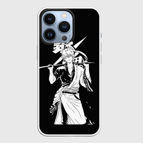Чехол для iPhone 13 Pro с принтом Гинтоки Саката  держит меч Гинтама в Белгороде,  |  | anime | gentama | gintama | gintoki | аниме | гентама | гинтама | гинтоки