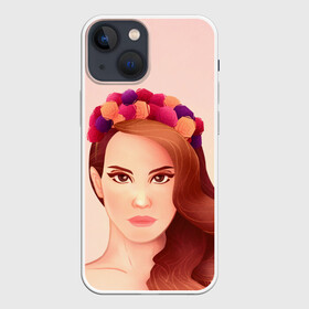 Чехол для iPhone 13 mini с принтом Painted Lana в Белгороде,  |  | lana del ray | pop music | исполнитель | исполнительница | лана дел рэй | музыка | поп | попса