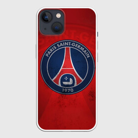 Чехол для iPhone 13 с принтом Paris Saint Germain в Белгороде,  |  | eiffel tower | emblem | football | football club | paris | paris saintgermain | psg | sports | пари сен жермен | париж | псж | спорт | футбол | футбольный клуб | эйфелева башня | эмблема
