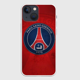 Чехол для iPhone 13 mini с принтом Paris Saint Germain в Белгороде,  |  | eiffel tower | emblem | football | football club | paris | paris saintgermain | psg | sports | пари сен жермен | париж | псж | спорт | футбол | футбольный клуб | эйфелева башня | эмблема