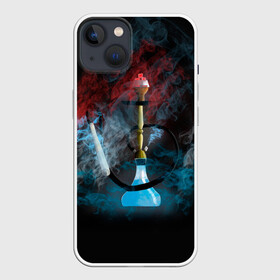 Чехол для iPhone 13 с принтом Калик в Белгороде,  |  | буйство красок | дым | калик | кальян | смоук | черепа