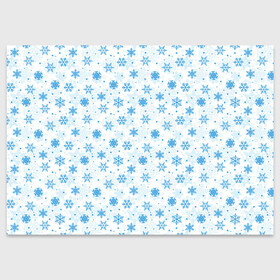 Поздравительная открытка с принтом Снежинки (снежные узоры) в Белгороде, 100% бумага | плотность бумаги 280 г/м2, матовая, на обратной стороне линовка и место для марки
 | merry christmas | дед мороз | ёлка | зима | мороз | новый год | подарок | праздник | рождество | с новым годом | сантаклаус | снег | снеговик | снегурочка | снежинки | снежные узоры | узоры