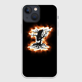 Чехол для iPhone 13 mini с принтом пламенное дерево в Белгороде,  |  | ведьма | вечеринка | дерево | колдун | огонь | ужас | хэллоуин | шабаш