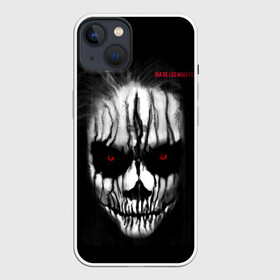 Чехол для iPhone 13 с принтом Смерть смотрит на тебя в Белгороде,  |  | day of the dead | halloween | happy halloween | holiday | looks at you | old woman death | red eyes | skull | день мертвых | красные глаза | праздник | смотрит на тебя | хэллоуин | череп