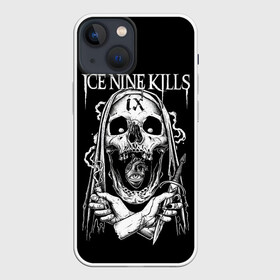 Чехол для iPhone 13 mini с принтом Ice Nine Kills, The Silver Scream в Белгороде,  |  | heavy metal | ice nine | ice nine kills | ink | the silver scream | группы | метал | музыка | рок