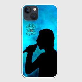 Чехол для iPhone 13 с принтом Силуэт Фредди Меркьюри группа Queen в Белгороде,  |  | freddie mercury | queen | quen | глэм | квин | королева | куин | меркури | меркьюри | музыкант | мэркури | певец | песня | поп | рок группа | фаррух булсара | фредди | фреди | хард | хардрок