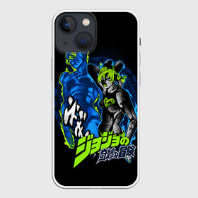 Чехол для iPhone 13 mini с принтом Джолин Куджо, JoJos Bizarre Adventure в Белгороде,  |  | anime | jojo | jojo bizarre adventure | jojos bizarre adventure | stone free | аниме | джоджо | джолин куджо | манга