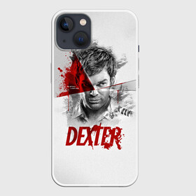 Чехол для iPhone 13 с принтом Dexter Правосудие Декстера в Белгороде,  |  | darkly dreaming dexter | dexter | dexter morgan | декстер | декстер морган | дремлющий демон декстера | кровь | майами | постер | правосудие декстера | судмедэксперт