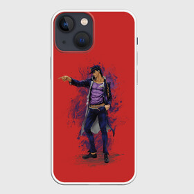 Чехол для iPhone 13 mini с принтом Jotaro. Jo Jo в Белгороде,  |  | adventure | bizarre | brando | dio | jo | joestar | joseph | josuk | jotaro | kujo | lisa | speedwagon | the | world | zeppeli | абдул | брандо | бруно | джо | джозеф | джолин | джонатан | джорно | джоске | джостар | джотаро | дио | какёин | куджо | лиза 