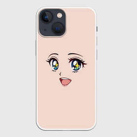 Чехол для iPhone 13 mini с принтом милое аниме лицо в Белгороде,  |  | anime | аниме | лицо | смайлик | улыбка