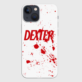 Чехол для iPhone 13 mini с принтом Dexter logo Декстер брызги крови в Белгороде,  |  | blood | darkly dreaming dexter | dexter | dexter morgan | logo | брызги крови | декстер | декстер морган | дремлющий демон декстера | кровь | лого | майами | правосудие декстера | судмедэксперт | хэллоуин