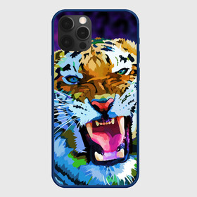 Чехол для iPhone 12 Pro Max с принтом Рычащий Шархан в Белгороде, Силикон |  | 2022 | evil face | growling | new year | pop art | predator | tiger | year of the tiger | год тигра | новый год | поп арт | рычащий | тигр | хищник