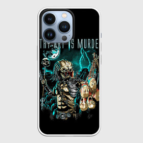 Чехол для iPhone 13 Pro с принтом Thy Art Is Murder   Human Target в Белгороде,  |  | death metal | deathcore | thy art is murder | группы | дэткор | метал | музыка | рок | хищник