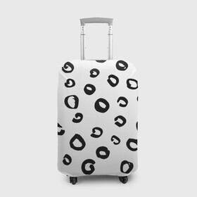 Чехол для чемодана 3D с принтом Леопардовый окрас в Белгороде, 86% полиэфир, 14% спандекс | двустороннее нанесение принта, прорези для ручек и колес | дизайнерский | животные | леопард | паттерн | полный принт | тренд | фул