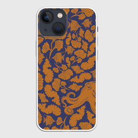 Чехол для iPhone 13 mini с принтом Морская гуашь в Белгороде,  |  | гуашь | натюрморт | рыбы | топ | тренд