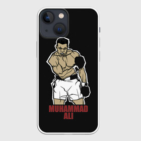 Чехол для iPhone 13 mini с принтом Мухаммед арт в Белгороде,  |  | box | muhammad ali | sport | sports | sportsmen | бокс | легенда | мухаммад али | мухаммед али | спорт | спортсмен