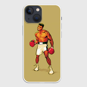 Чехол для iPhone 13 mini с принтом Ali Art в Белгороде,  |  | box | muhammad ali | sport | sports | sportsmen | бокс | легенда | мухаммад али | мухаммед али | спорт | спортсмен