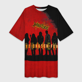Платье-футболка 3D с принтом The Chosen Few  Judas Priest в Белгороде,  |  | judas priest | альбом | гленн типтон | джудас прист | йен хилл | ричи фолкнер | роб хэлфорд | рок группа | скотт трэвис | хэвиметалгруппа